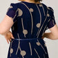 💃Rochie cu mânecă scurtă din plasă cu imprimeu cu buline Polka Dot