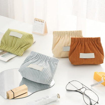 🏷️promóció🏷️Mini Corduroy elasztikus tárolótáska