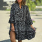 🌺 Casual Loose imprimate V-Neck Flowy Dress