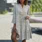 🌺 Casual Loose imprimate V-Neck Flowy Dress