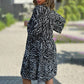 🌺 Casual Loose imprimate V-Neck Flowy Dress