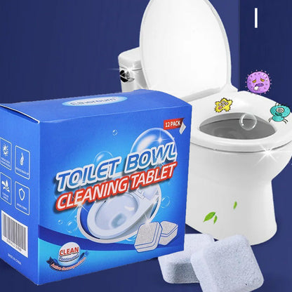 🚽 Erőteljes tisztító tabletták - Hatékonyan eltávolítja a foltokat