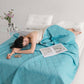 ❄️ Respirabil Imprimate Lavabile Summer Comforter 💤