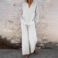 💖V-Neck culoare solidă Casual cu mânecă lungă Suit