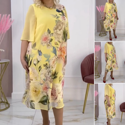 🌸 Rochie florală casual pentru femei