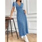 👗Rochie casual pentru femei cu imprimeu floral și decolteu în formă de v