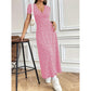 👗Rochie casual pentru femei cu imprimeu floral și decolteu în formă de v