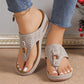 💖Női Slip-On Wedge Tanga szandálok