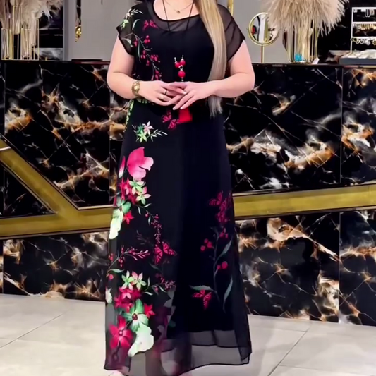 🌸Rochii de tul florale elegante pentru femei