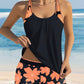 🩱Női mintás tankini + rövidnadrág💖
