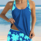🩱Női mintás tankini + rövidnadrág💖
