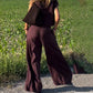 Set cu bluză largă și pantaloni cu talie înaltă