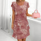 💖Rochie mini cu imprimeu floral pentru femei