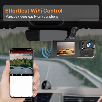 3kanálová palubní kamera 1080P s WiFi