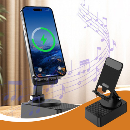 3 az 1-ben telefon tartó Bluetooth hangszóróval és power bankkal