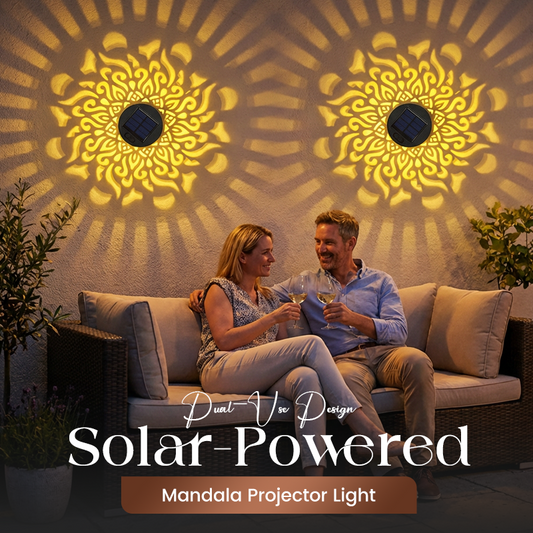 ☀️Napenergia mandala lámpa kerthez és teraszhoz🏡