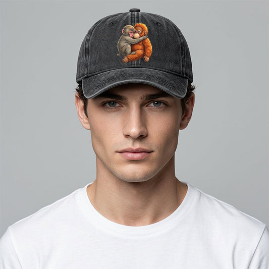 🧢Vintage stílusú baseball sapka bájos állatmintával