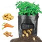 18/26/38L große Kapazität Kartoffel wachsen Pflanzer PE Container Tasche Tomate Gemüse Garten im Freien
