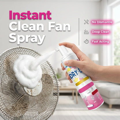 🌀 Ventilátor-tisztító spray – szétszerelés nélkül. A hab feloldja a port. Minden típusú ventilátoron hatékony! ✨