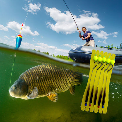🎣 Erős úszóképességű úszóhorog – természetesen lebeg, pillanatok alatt horogra akasztja a halat! 🐟💧