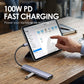 🔥Hordozható 5-in-1 USB-C hub, 4K HDMI kimenettel