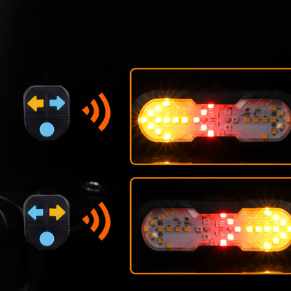 💡 Biztonságos Kerékpárlámpa Vezeték Nélküli