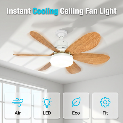 ✨ Többfényű intelligens ventilátorlámpa nappali és hálószoba dekorációhoz