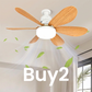 ✨ Többfényű intelligens ventilátorlámpa nappali és hálószoba dekorációhoz