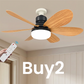 ✨ Többfényű intelligens ventilátorlámpa nappali és hálószoba dekorációhoz