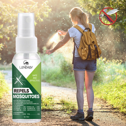 🔥Hordozható szúnyogriasztó spray kültéri használatra