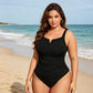 👙Egyrészes fürdőruha plus size méreteknek haskontrollal