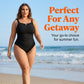 👙Egyrészes fürdőruha plus size méreteknek haskontrollal