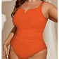 👙Egyrészes fürdőruha plus size méreteknek haskontrollal
