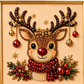 🎄🎅 Gyöngyökkel és strasszokkal díszített karácsonyi festőkészlet ✨