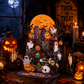 Ijesztő halloweeni felugró üdvözlőkártya
