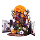 Ijesztő halloweeni felugró üdvözlőkártya