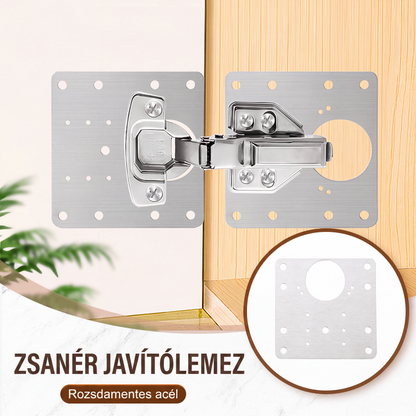 ✨Szekrényajtó-javító lap – strapabíró, egyszerűen felszerelhető, sérült zsanérokhoz alkalmas 🪑