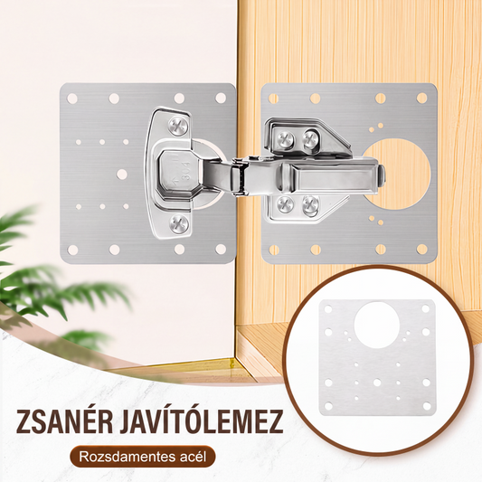 ✨Szekrényajtó-javító lap – strapabíró, egyszerűen felszerelhető, sérült zsanérokhoz alkalmas 🪑