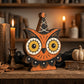 🎃✨Rétro fa Halloween‑asztali dísztárgyak👻