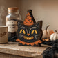 🎃✨Rétro fa Halloween‑asztali dísztárgyak👻