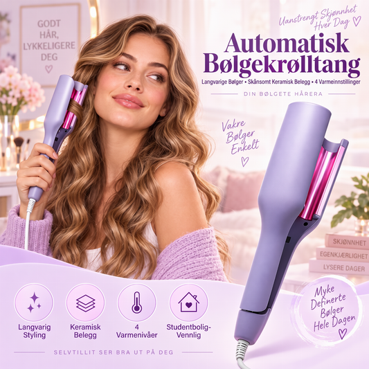 ✨32 mm-es hajsütővas, mély hullámok kialakításához
